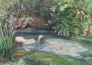 Reprodukcja Ophelia, John Everett Millais