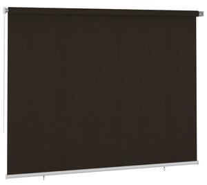 Roleta zewnętrzna, 300x230 cm, brązowa, HDPE