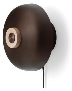 Audo Copenhagen - Reverse Lampa Ścienna Piaskowy Travertine/Bronzed Aluminium