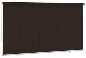 Roleta zewnętrzna, 400x230 cm, brązowa, HDPE