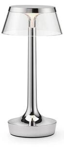 Flos - Bon Jour Unplugged Lampa Stołowa Chrome