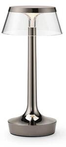 Flos - Bon Jour Unplugged Lampa Stołowa Chrome/Black