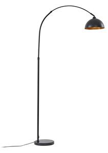 Lindby - Tonka Lampa Podłogowa Czarny/Złoty