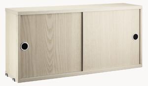 Szafka z drzwiami przesuwnymi String System, S 78 x G 20 cm