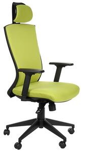 Fotel obrotowy z mechanizmem synchronicznym OFFICE zielone - ZIELONE