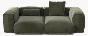 Sofa modułowa z aksamitu Vetsak (2-osobowa)