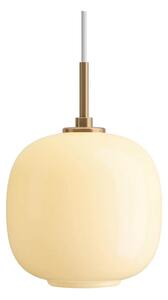 Louis Poulsen - VL45 Radiohus Lampa Wisząca Ø175 Brass/Glossy Pale Yellow