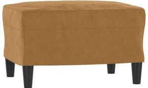 Sofa 3-osobowa z podnÃ³Å¼kiem, brÄ zowy, 180 cm, aksamit