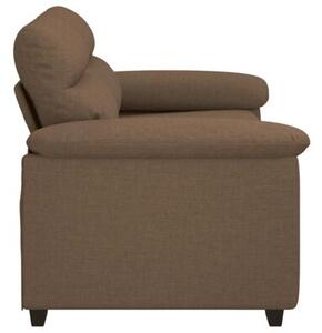 Sofa 2-osobowa brÄ zowa 160x81x84 cm tkanina