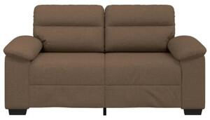 Sofa 2-osobowa brÄ zowa 160x81x84 cm tkanina