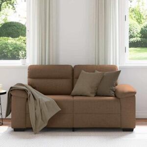 Sofa 2-osobowa brÄ zowa 160x81x84 cm tkanina
