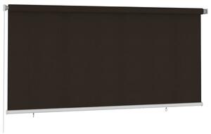 Roleta zewnętrzna, 300x140 cm, brązowa, HDPE