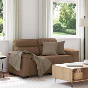 Sofa 2-osobowa brÄ zowa 160x81x84 cm tkanina