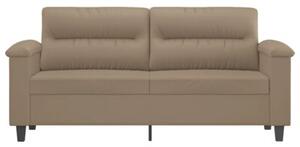 Sofa, 2-osobowa kolor cappuccino, 140 cm, sztuczna skÃ³ra