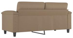 Sofa, 2-osobowa kolor cappuccino, 140 cm, sztuczna skÃ³ra