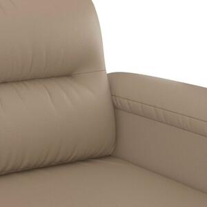 Sofa, 2-osobowa kolor cappuccino, 140 cm, sztuczna skÃ³ra