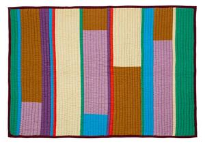 Hübsch - Pavilion Plaid Block Burgundy/Multi