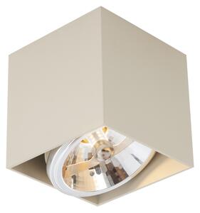 Nowoczesny Kinkiet / Lampa scienna beżowy, regulowany, oprawka G9 - Box Oswietlenie wewnetrzne