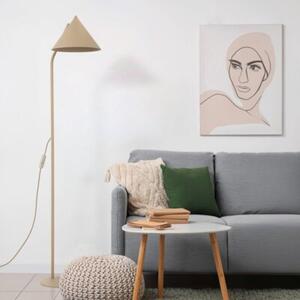 Lampa podłogowa TK Lighting CONO SABIA 16211 beżowa, loft, E27, 142 cm, włącznik na przewodzie