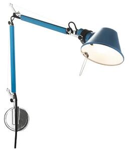 Artemide - Tolomeo Micro Parete Lampa Ścienna Niebieska