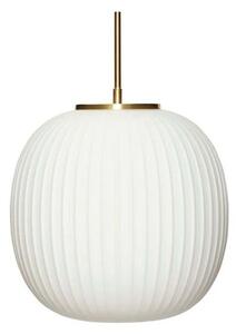 Hübsch - Serene Lampa Wisząca Ø32 Opal/Brass