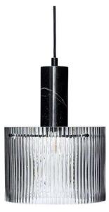 Hübsch - Revolve Lampa Wiszaca Large Textured/Black