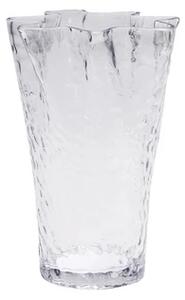 Hübsch - Ruffle Vase Clear