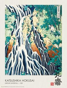 Plakat, Obraz Kirifuri Waterfall 1831, Katsushika Hokusai