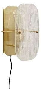 Hübsch - Ruffle Lampa Ścienna Brass