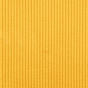 Sofa dwuosobowa jasnoÅ¼Ã³Åta 109 cm tkanina sztruksowa
