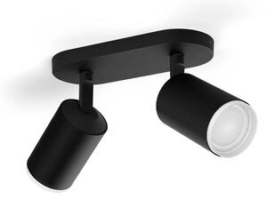 Philips Hue - Fugato Spot 2 Lampa Sufitowa Bluetooth White/Color Amb. Black
