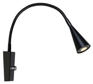 Belid - Ledro Lampa Ścienna Matowa Czarna LED 12V Ściemnialna