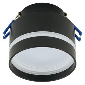 Czarna okrągła lampa podtynkowa walec Nowodvorski 10489 Murter GX53 8,5cm