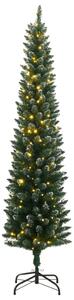 Sztuczna, smukła choinka, 300 lampek LED, 180 cm