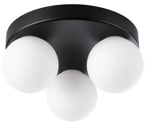 Paulmann - Gove 3 Lampa Sufitowa IP44 Dim. Matt Czarna/Satin