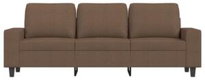 Sofa 3-osobowa z podnÃ³Å¼kiem, brÄ zowy, 180 cm, tkaninÄ