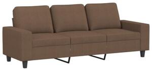 Sofa 3-osobowa z podnÃ³Å¼kiem, brÄ zowy, 180 cm, tkaninÄ