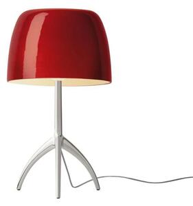 Foscarini - Lumiere Grande Lampa Stołowa E27 Aluminium/Wiśniowa