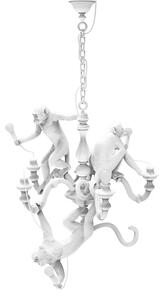 SELETTI - Monkey Chandelier Biały