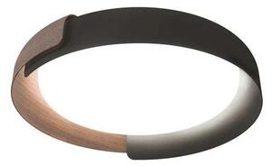 KDLN - Dala Lampa Sufitowa 3000K Dark Grey/Wood
