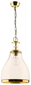 Lampa mosiężna wisząca z szklanym kloszem Jupiter 1570 Isla IS 1 B/M E27 29cm kolor klosza do wyboru