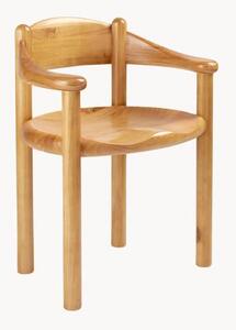 Krzesło z drewna sosnowego z podłokietnikami Daumiller