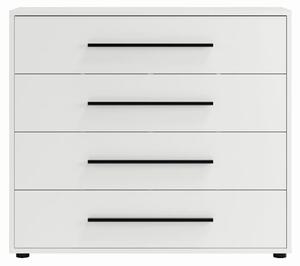 Komoda K4SZ MAXIONE biały mat