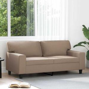Sofa, 2-osobowa kolor cappuccino, 140 cm, sztuczna skÃ³ra