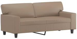 Sofa, 2-osobowa kolor cappuccino, 140 cm, sztuczna skÃ³ra