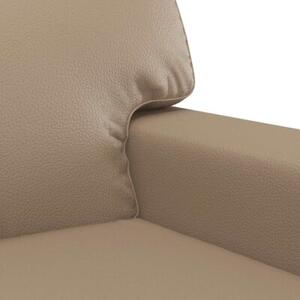 Sofa, 2-osobowa kolor cappuccino, 120 cm, sztuczna skÃ³ra