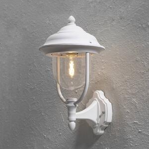 Konstsmide Zewnętrzna lampa ścienna PARMA stojąca, biały