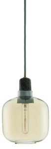 Normann Copenhagen - Amp Lampa Wisząca Small Złoto/Zielona