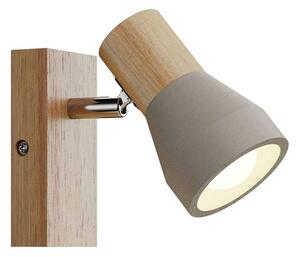 Lindby - Filiz Lampa Ścienna Wood/Concrete