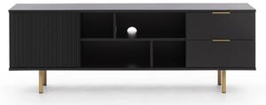 Szafka RTV 150 cm NUBIA czarny mat